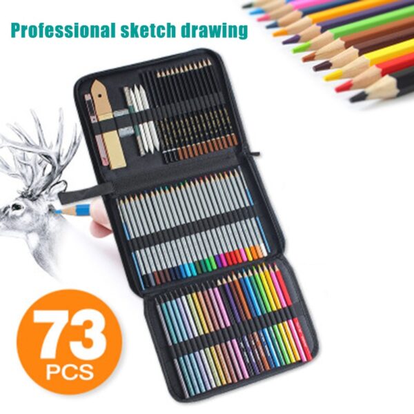 73 Colors Color Pencil Set - Image 7