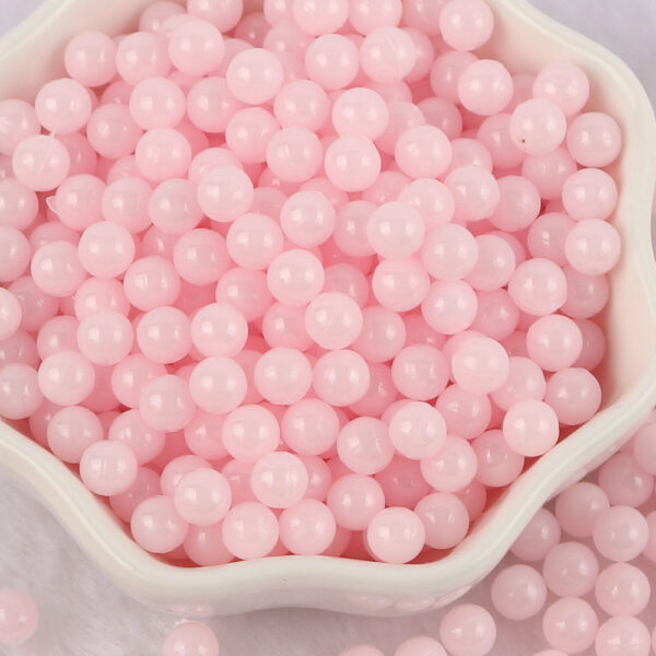 Candy Color Round Beads: No Hole, Perfect for DIY Jewelry - Image 16