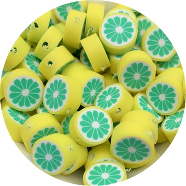 30pcs Fruit-Shaped Clay Spacer Beads: Perfect for DIY Jewelry - Image 6