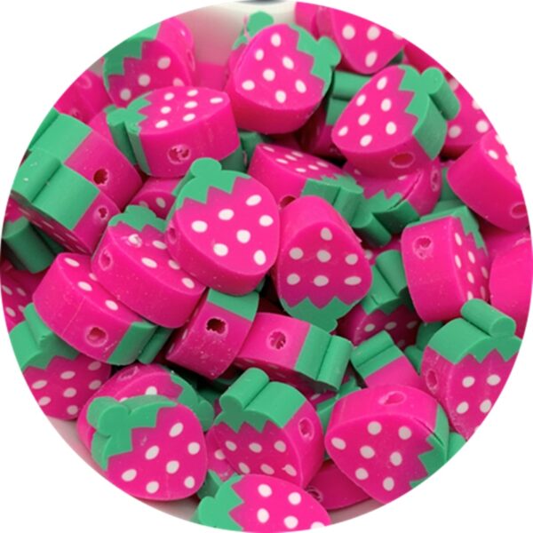 30pcs Fruit-Shaped Clay Spacer Beads: Perfect for DIY Jewelry - Image 7