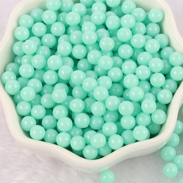 Candy Color Round Beads: No Hole, Perfect for DIY Jewelry - Image 2