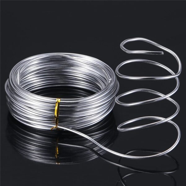 Silver Aluminum Craft Wire: Perfect for DIY Jewelry and Crafts