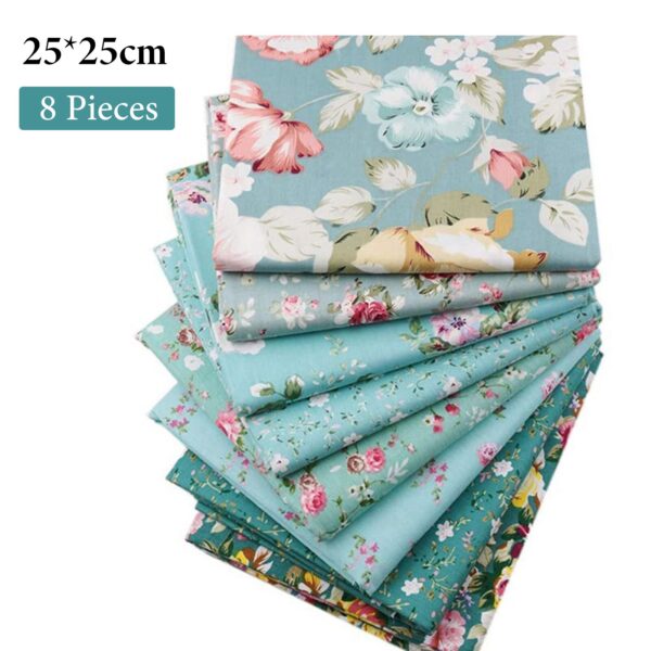 8pcs Precut Cotton Craft Fabric Squares: DIY Crafting Excellence - Image 3