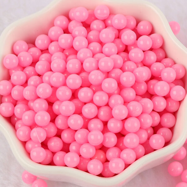 Candy Color Round Beads: No Hole, Perfect for DIY Jewelry - Image 17