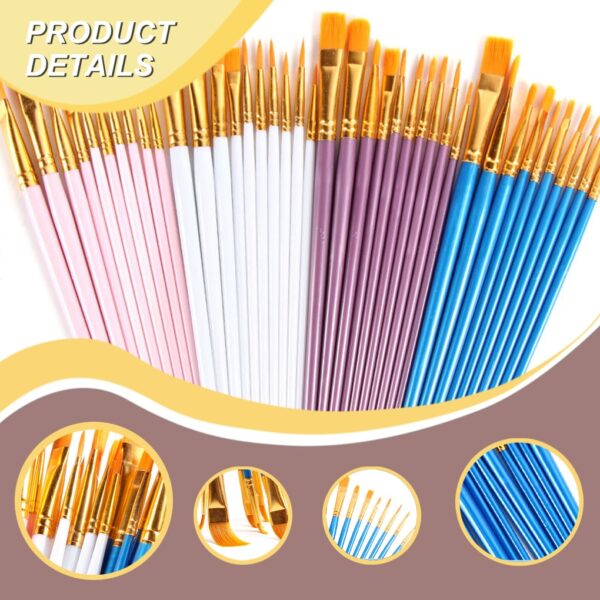 10 Pc Paint Brushes Watercolor Brush Set