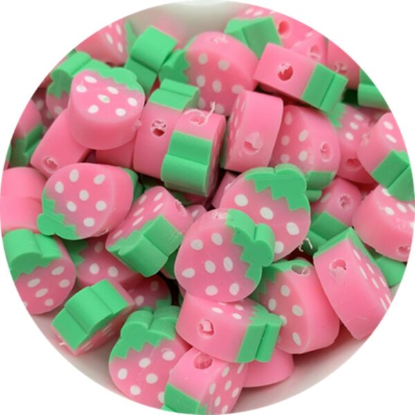 30pcs Fruit-Shaped Clay Spacer Beads: Perfect for DIY Jewelry - Image 17