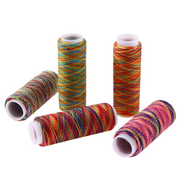 Rainbow Sewing Thread Set: Vibrant Needlework Essentials