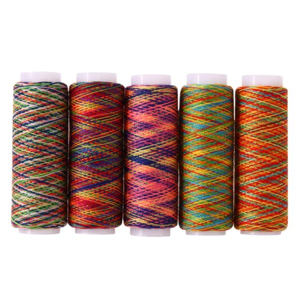 Rainbow Sewing Thread Set: Vibrant Needlework Essentials - Image 2