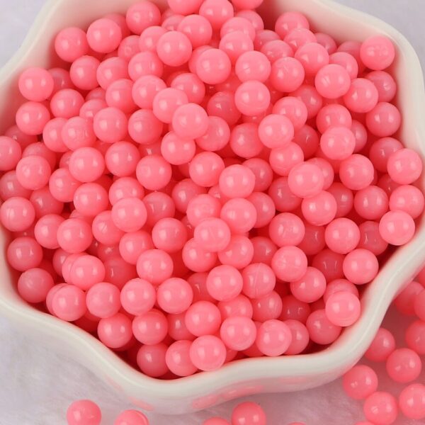 Candy Color Round Beads: No Hole, Perfect for DIY Jewelry - Image 6