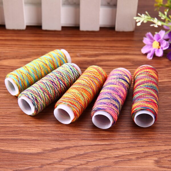 Rainbow Sewing Thread Set: Vibrant Needlework Essentials - Image 6