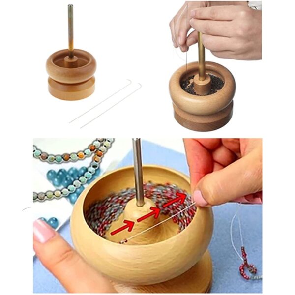 Wooden Bead Holder Kit: Essential Jewelry Making Tools - Image 3