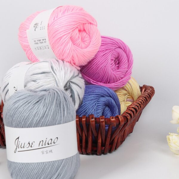 50g Milk Yarn: Soft and Warm DIY Knitting Material - Image 2