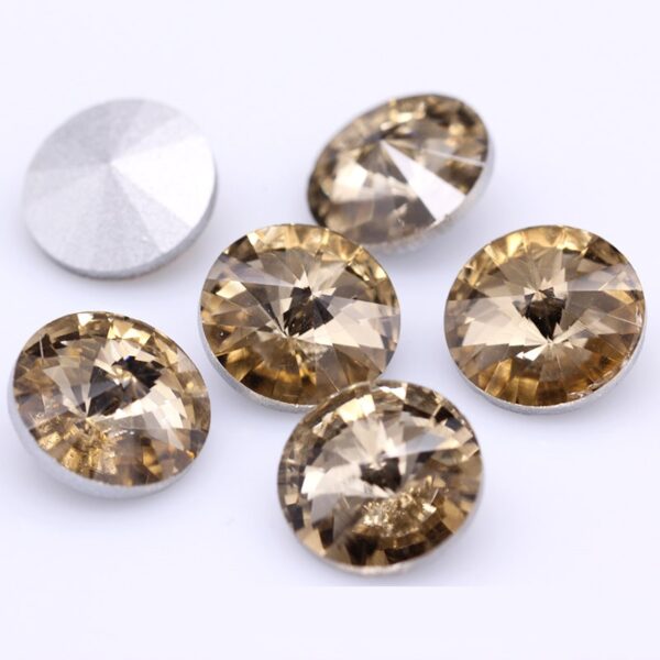 Rivoli Round Crystal Rhinestones: Ideal for DIY Jewelry Making - Image 22