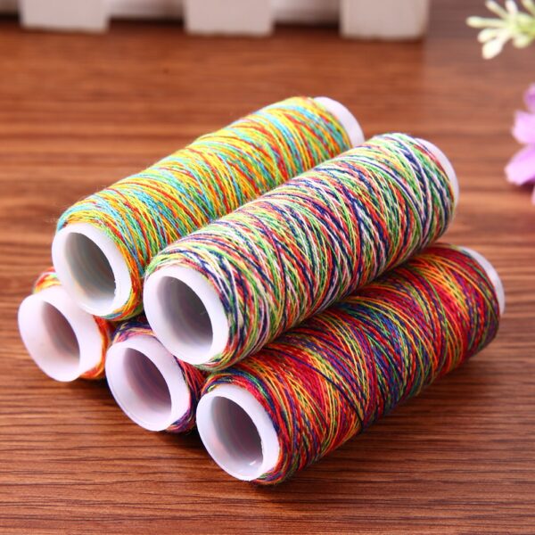 Rainbow Sewing Thread Set: Vibrant Needlework Essentials - Image 5