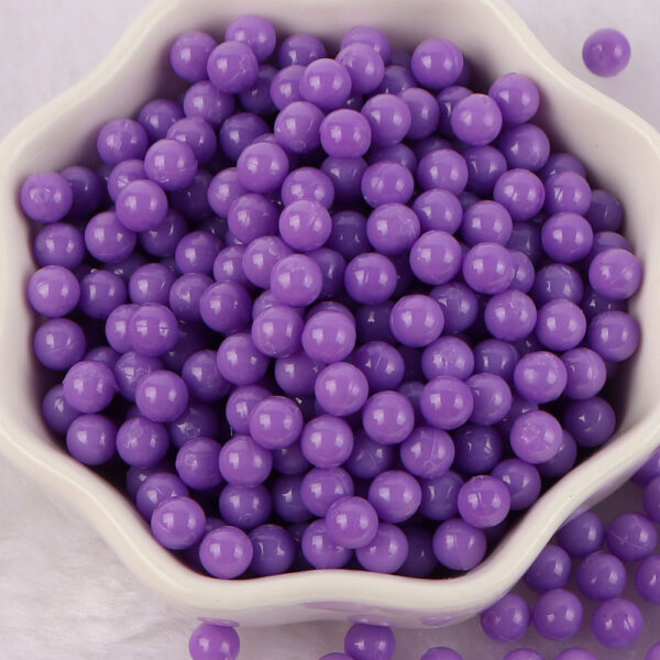 Candy Color Round Beads: No Hole, Perfect for DIY Jewelry - Image 21