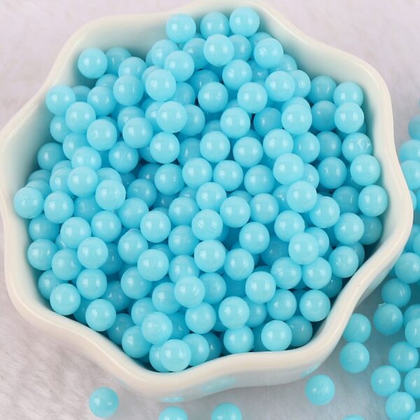 Candy Color Round Beads: No Hole, Perfect for DIY Jewelry - Image 4