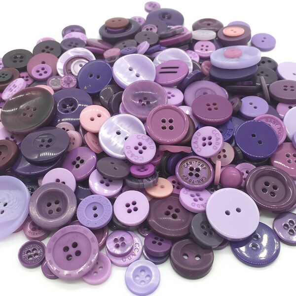 Colorful Round Resin Buttons: Ideal for DIY Crafts and Sewing - Image 21