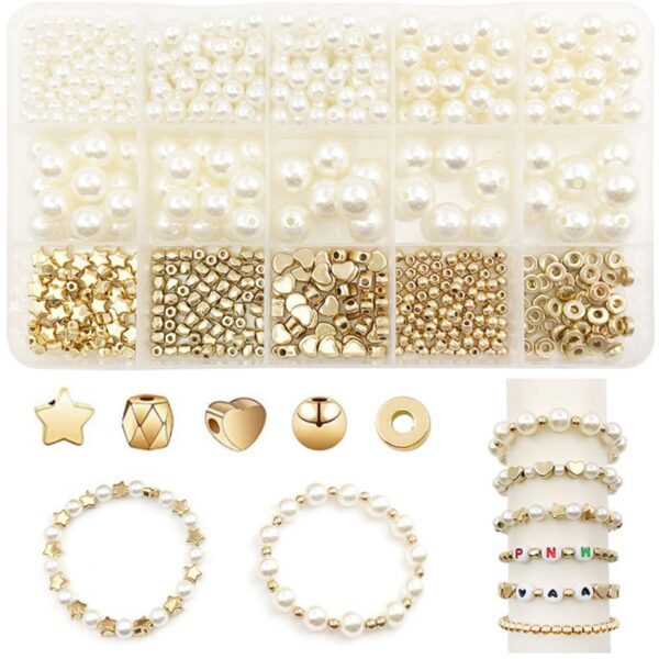 720pcs Spacer Beads Set: Create Stunning Jewelry