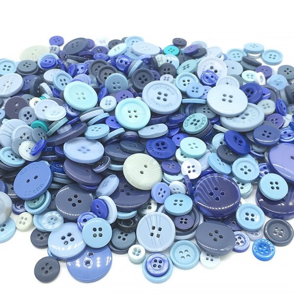 Colorful Round Resin Buttons: Ideal for DIY Crafts and Sewing - Image 19