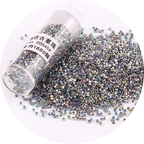 840pcs Metallic Glass Seed Beads: Perfect for DIY Jewelry - Image 20