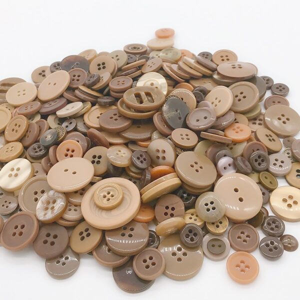 Colorful Round Resin Buttons: Ideal for DIY Crafts and Sewing - Image 20