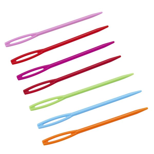 100-Pack 7cm Plastic Sewing Needles: Essential DIY Sewing Tools - Image 4