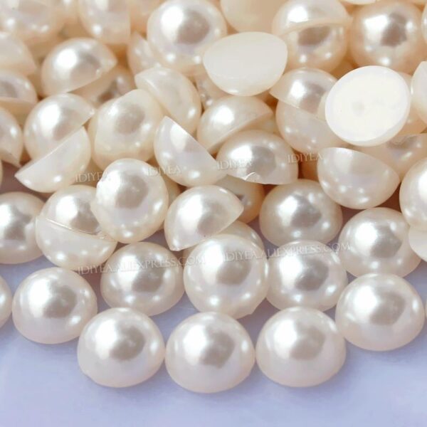 Imitation Pearl Half Round Beads: Perfect for Nail Art and DIY Crafts - Image 8