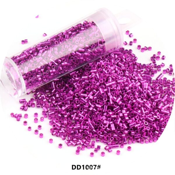 840pcs Metallic Glass Seed Beads: Perfect for DIY Jewelry - Image 9