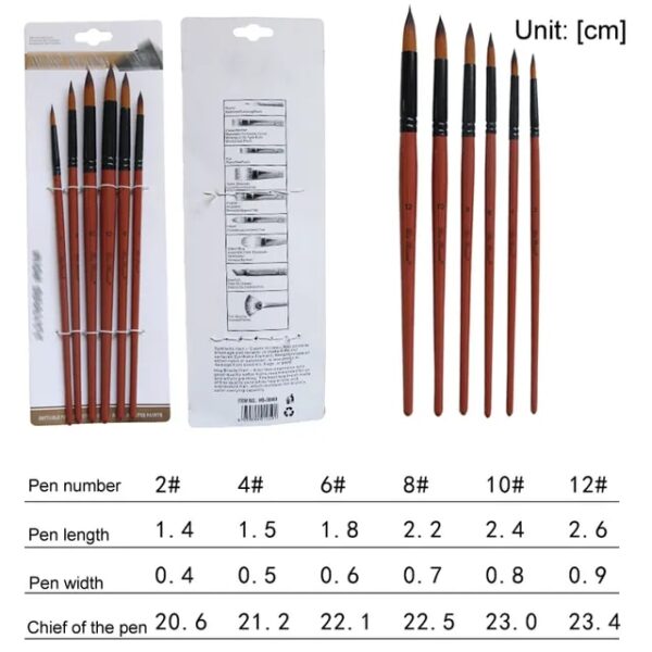 Artist Paint Brush Set - Image 16