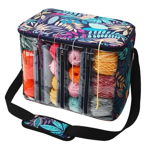 Clear Knitting Storage Bag: Organize Your DIY Needle Arts