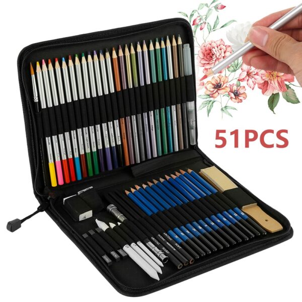 72Pcs/set Drawing Pencils Set - Image 9