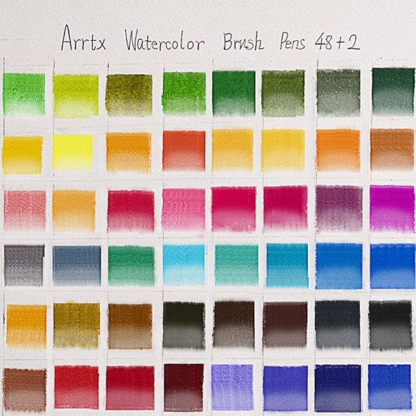 48 Colors Watercolor Markers Set - Image 5