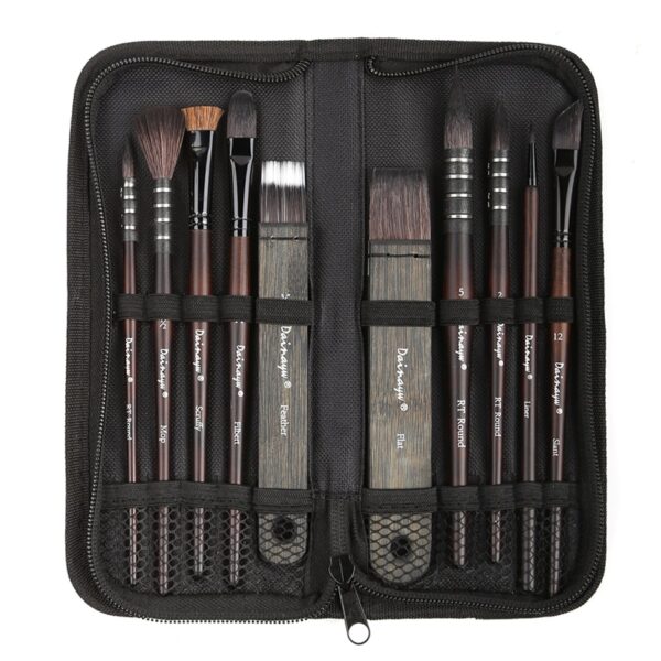 10 Pcs Watercolor Painting Brush Set - Image 2