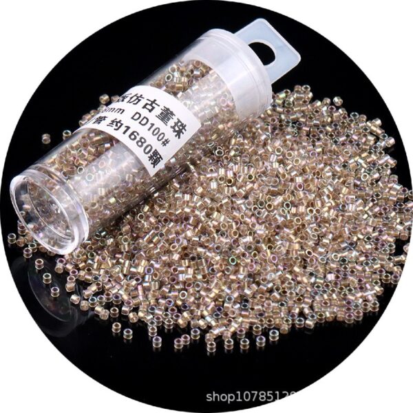 840pcs Metallic Glass Seed Beads: Perfect for DIY Jewelry - Image 35