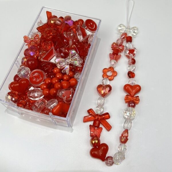 Acrylic Smile, Heart, Bow, and Flower Beads: Perfect for DIY Jewelry - Image 15