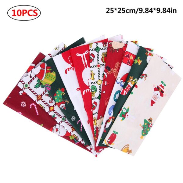 8pcs Precut Cotton Craft Fabric Squares: DIY Crafting Excellence - Image 9