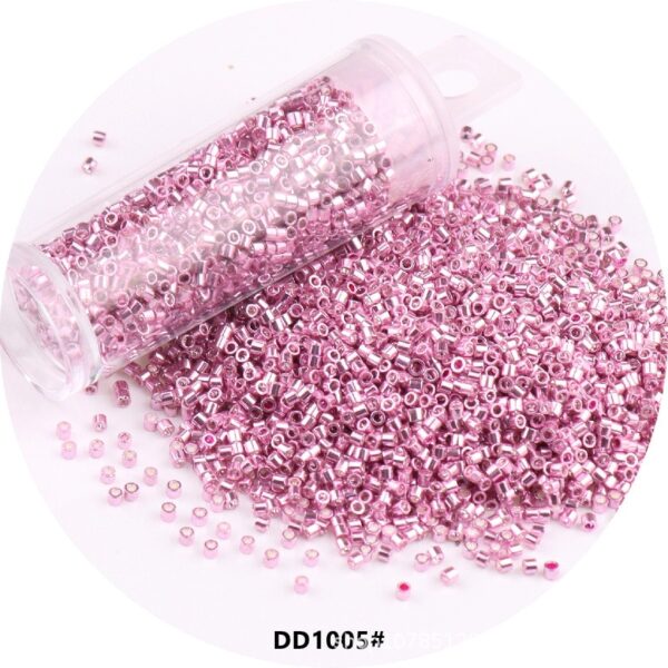 840pcs Metallic Glass Seed Beads: Perfect for DIY Jewelry - Image 7