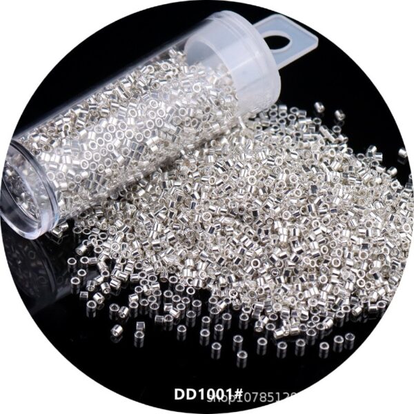 840pcs Metallic Glass Seed Beads: Perfect for DIY Jewelry - Image 3