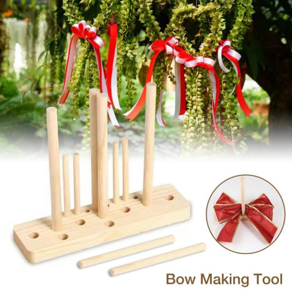 5-in-1 Wooden Bow Maker: Create Beautiful Bows Easily - Image 2