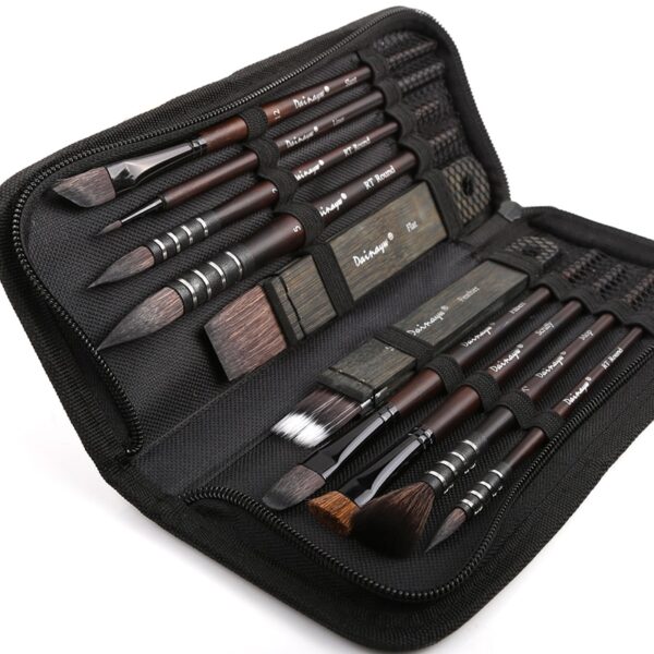 10 Pcs Watercolor Painting Brush Set