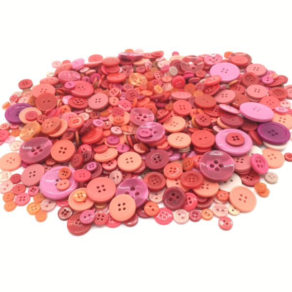 Colorful Round Resin Buttons: Ideal for DIY Crafts and Sewing - Image 16