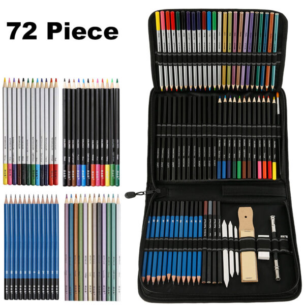 72Pcs/set Drawing Pencils Set - Image 7