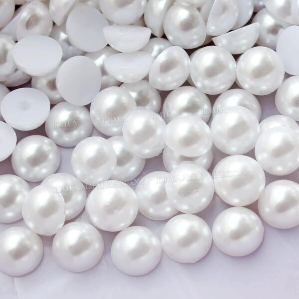 Imitation Pearl Half Round Beads: Perfect for Nail Art and DIY Crafts - Image 7