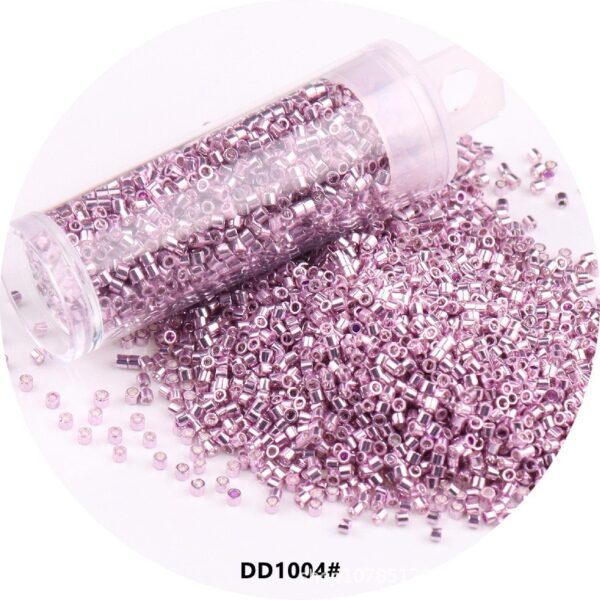 840pcs Metallic Glass Seed Beads: Perfect for DIY Jewelry - Image 6