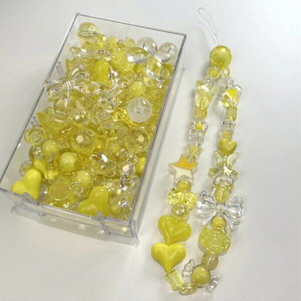 Acrylic Smile, Heart, Bow, and Flower Beads: Perfect for DIY Jewelry - Image 7