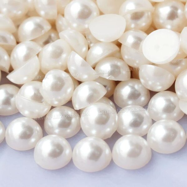 Imitation Pearl Half Round Beads: Perfect for Nail Art and DIY Crafts - Image 5