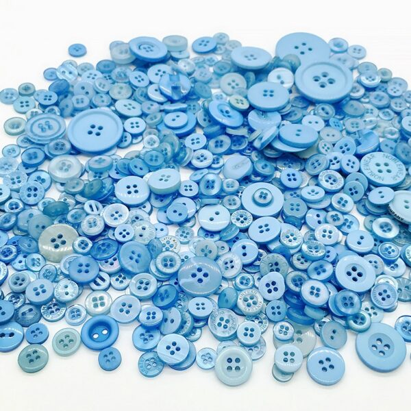 Colorful Round Resin Buttons: Ideal for DIY Crafts and Sewing - Image 11