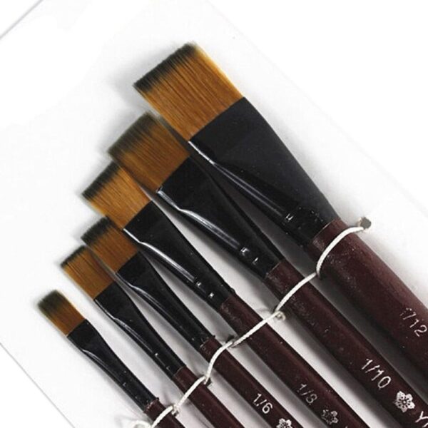 Acrylic Oil Watercolors Paint Brushes - Image 3