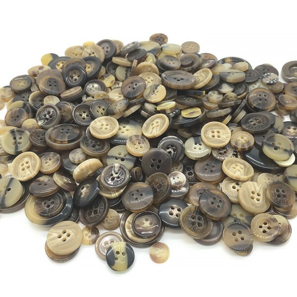 Colorful Round Resin Buttons: Ideal for DIY Crafts and Sewing - Image 23