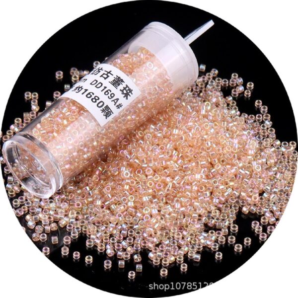 840pcs Metallic Glass Seed Beads: Perfect for DIY Jewelry - Image 37